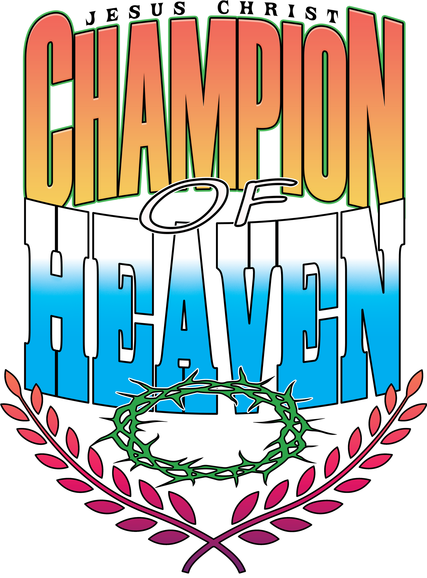 Champion Of Heaven Vintage Sports Tee (Garment Dyed White)